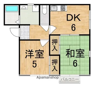 広瀬ハイツ【1階】の間取り
