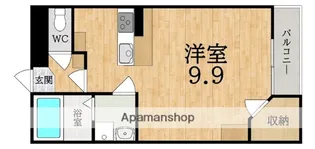 奈良県大和郡山市南井町【アパート】の間取り