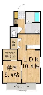 ヴィラ・ライスシャワーC【1階】の間取り