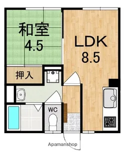 ホウェールハイツ【2階】の間取り
