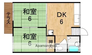 稲葉ハイツ B【1階】の間取り