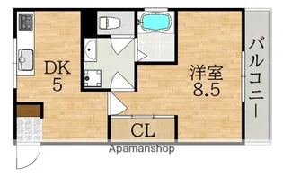 学園南ハイツ【3階】の間取り