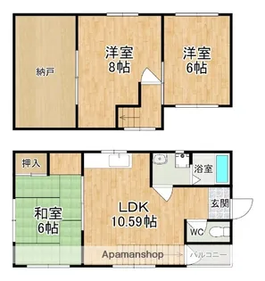 トップビル【2階】の間取り