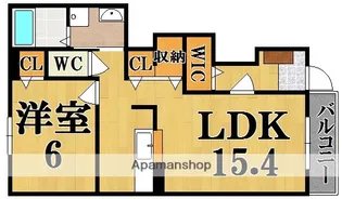 ハイグレース【1階】の間取り