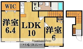 サウス・ヴィラ【2階】の間取り