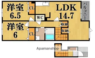 グラン・ソーレ【2階】の間取り