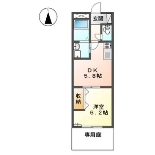 モアイーストⅤ【103号室】の間取り