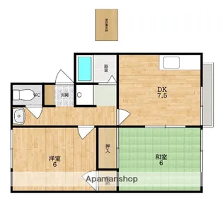 ラシーヌ小川【2階】の間取り