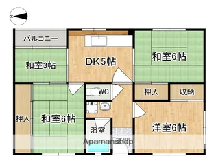 田村マンション【3階】の間取り