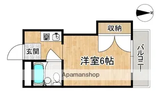 1Kの間取り画像