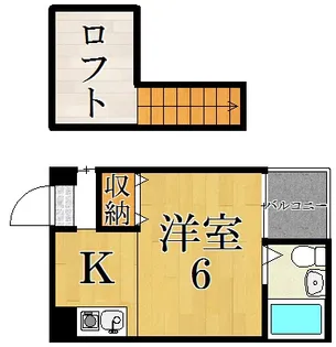 シティパレス柳町PARTIII【3階】の間取り
