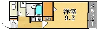 レオパレスビューヒルズテン【206号室】の間取り