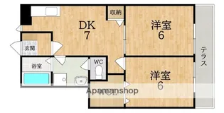 メゾンリィ・エール【1階】の間取り