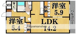 パイン ヒルズI【1階】の間取り