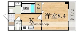 ベルコリーヌ紺屋(コンヤ)【1階】の間取り