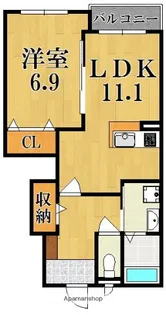 雅【1階】の間取り