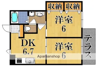 セブン ピラ【1階】の間取り