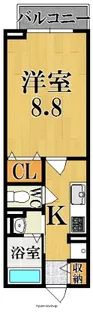 メゾンラフレシール【1階】の間取り