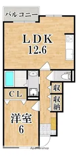 イースト・ヴィラII【1階】の間取り