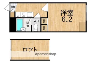 レオパレスルオーテ【2階】の間取り