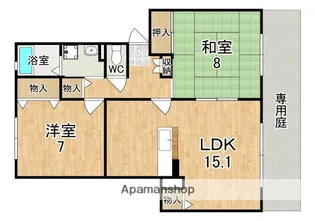 サテライト ミーホA棟【1階】の間取り