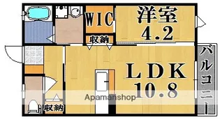ディアス雲村【2階】の間取り