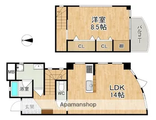ミューズエリア【1階】の間取り