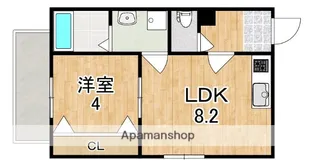 BADGE NARA EKIMAE(バッジ奈良駅前)【2階】の間取り