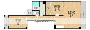 サニーサウス【3階】の間取り