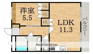 グリーンアイランド【1階】の間取り