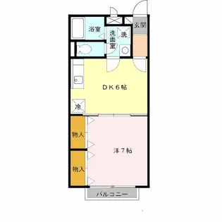 リビングタウン南八木【2階】の間取り