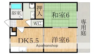 ソレイユ前栽B棟【1階】の間取り