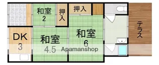奈良県生駒郡三郷町勢野東2丁目【タウンハウス】の間取り