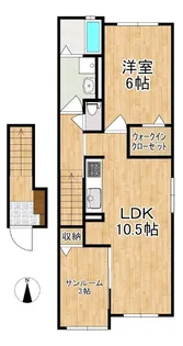 ル・ブコン【2階】の間取り