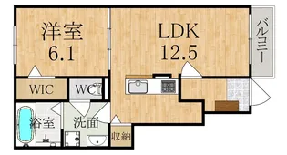 クラッシー ハウス【1階】の間取り