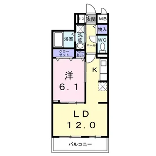 Sunlit大和郡山【3階】の間取り