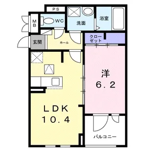 アプリコット?【1階】の間取り