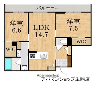 シャーメゾンフゥ【2階】の間取り