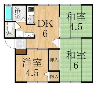 サンシティ エクセルハイツ【1階】の間取り