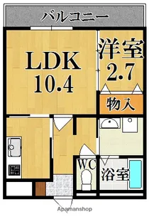 ドルフⅢ【2階】の間取り