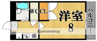 レオパレス関屋【2階】の間取り