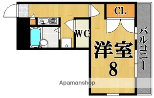 レオパレス関屋【3階】の間取り