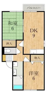 ファミールスギモトⅠ【2階】の間取り