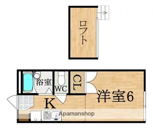 シャンポール野村Ⅱ【1階】の間取り