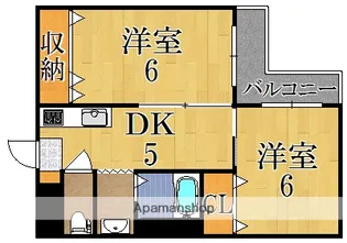 メゾンスイート西大寺【4階】の間取り