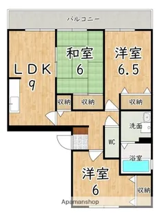 ソシアB【3階】の間取り