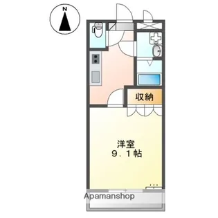 ディア・コンフォール【2階】の間取り