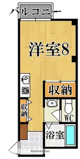 東生駒ツインビル1号館【3階】の間取り