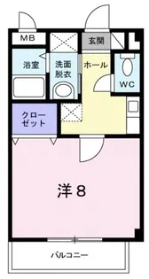 アムール パティオ【2階】の間取り