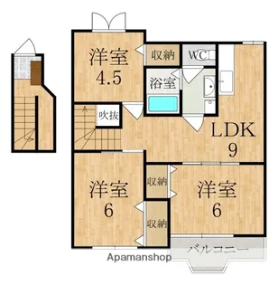 ガーデン・スクエア【202号室】の間取り